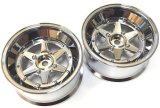 【ネコポス対応】TOPLINE(トップライン)/TDW-067MS__TDW-097MS/ロンシャン XR-4 ホイル(マットシルバー)2個入