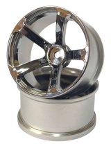 TOPLINE(トップライン)/TDW-0812CS/DRS-5 ホイル【deep face】(オフセット8/クロームシルバー)2個入