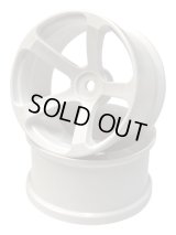 TOPLINE(トップライン)/TDW-0812WH/DRS-5 ホイル【deep face】(オフセット8/ホワイト)2個入