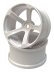 画像1: TOPLINE(トップライン)/TDW-0812WH/DRS-5 ホイル【deep face】(オフセット8/ホワイト)2個入 (1)