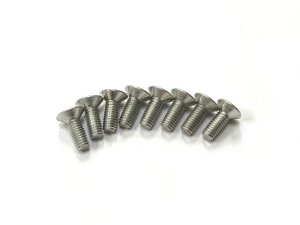 画像2: 【ネコポス対応】TOPLINE(トップライン)/TJD-06SI__TJD-18SI/S-Line 7075 M3六角皿ビス シルバー 8本入