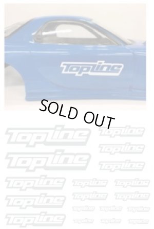 画像2: 【ネコポス対応】TOPLINE(トップライン)/TP-103__TP-106/TOPLINEオリジナル切り文字ステッカー typeA