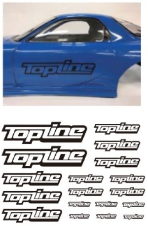 画像4: 【ネコポス対応】TOPLINE(トップライン)/TP-103__TP-106/TOPLINEオリジナル切り文字ステッカー typeA