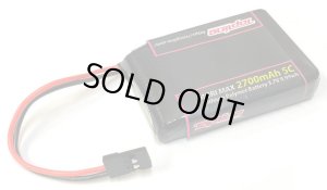 画像1: 【ネコポス対応】TOPLINE(トップライン)/TP-201/MORI MAX 3.7V 2700mAh 5C Li-Poバッテリー(送信機専用) 1本入