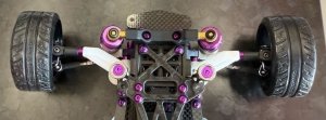 画像4: 【ネコポス対応】TOPLINE(トップライン)/TP-652/RDX用 ASTαフロントアッパーアーム(アルミスペーサー仕様) 2本入