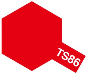 画像1: タミヤ(TAMIYA)/TS-86/TSスプレー　ピュアーレッド