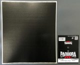 【ネコポス対応】パンドラRC(Pandora RC)/VGP-606/3D　カーボンスタイル　デカール(ブラック)