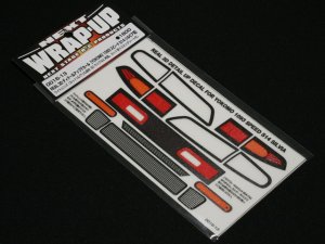 画像1: 【ネコポス対応】ラップアップ(WRAP-UP)/W0016-13/REAL 3D ディテールアップデカール（YOKOMO 1093スピードS14シルビア用）