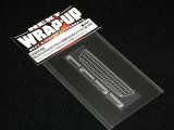 【ネコポス対応】ラップアップ(WRAP-UP)/W0023-06/REAL 3D フロントグリル＆ドアノブデカール（YOKOMO　JZX100チェイサー　ストリート用）TYPE-B