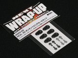 【ネコポス対応】ラップアップ(WRAP-UP)/W0029-02/REAL 3D　ボンネットピンデカールセット