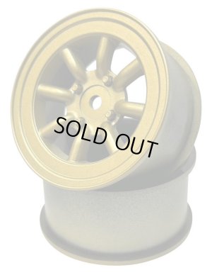 画像1: 【ネコポス対応】TOPLINE(トップライン)/WAT-020G/RS ワタナベ エイトスポークホイール オフセット 2 ゴールド(2本入)