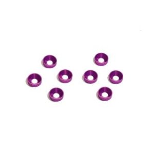 画像3: 【ネコポス対応】ワールドプロ/WP-0025__WP-0030/ジュラルミンM3 皿ワッシャー 8個入