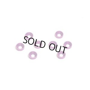 画像3: 【ネコポス対応】ワールドプロ/WP-0025__WP-0030/ジュラルミンM3 皿ワッシャー 8個入