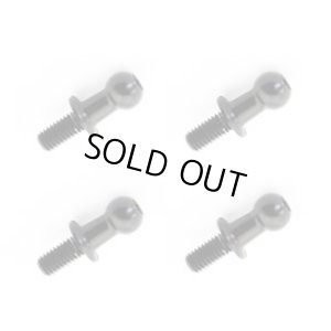 画像1: 【ネコポス対応】ワールドプロ/WP-0092_WP-0093_WP-0094/ジュラルミンφ4.8ピロボール (4個) L=6mm×N=6mm