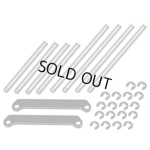 画像1: 【ネコポス対応】EAGLE(イーグル)/WR02-CB-17/ALフロント&リアサスアームサポート・アームピン付:WR-02CB