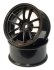 画像1: 【ネコポス対応】RC-ART/WW-0306BK_WW-0308BK/SSR REINER type10S WHEEL ブラック (2個入) (1)