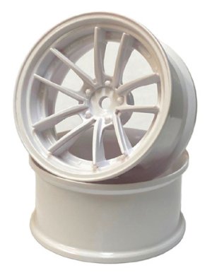 画像1: 【ネコポス対応】RC-ART/WW-0306WH_WW-0308WH/SSR REINER type10S WHEEL ホワイト (2個入)