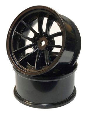 画像3: 【ネコポス対応】RC-ART/WW-0306BK_WW-0308BK/SSR REINER type10S WHEEL ブラック (2個入)