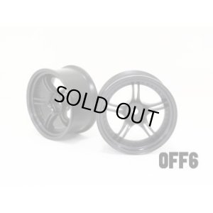 画像1: 【ネコポス対応】ワールドプロ/WW-0506BK_WH/SSR Professaor SPX ホイール オフセット6(浅リム) 2個入