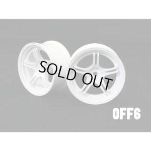 画像2: 【ネコポス対応】ワールドプロ/WW-0506BK_WH/SSR Professaor SPX ホイール オフセット6(浅リム) 2個入