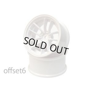 画像2: 【ネコポス対応】ワールドプロ/WW-0708BK_WH/SSR REINER type10S ホイール オフセット8(深リム) 2個入