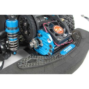 画像2: EAGLE(イーグル)/XV01-01U2-LBL/SPモーターヒートシンク・7.2Vファン付:タミヤXV01用[LBL]