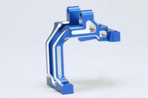 画像1: 【ネコポス対応】YOKOMO(ヨコモ)/Y2-302DBL/RD/SDシリーズ用 一体型 軽量 フロントバルクヘッド(ブルー)