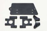 【ネコポス対応】YOKOMO(ヨコモ)/ZB-008FW/樹脂製 フロントサスアーム/リヤショックマウント/サーボプレート (ワンダードッグファイター用)
