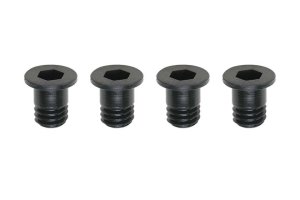 画像1: 【ネコポス対応】YOKOMO(ヨコモ)/ZC-F34SB/M3x4mmFHソケット 段付きスクリュー(黒/1.9mm)MS2.0用 4本入