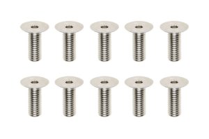 画像1: 【ネコポス対応】YOKOMO(ヨコモ)/ZC-F38SH-10/MS2.0 アルミシャーシ用 高精度切削 FH ソケットスクリュー120度 M3×8mm(10本入)