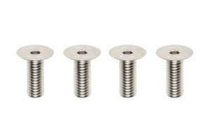 画像1: 【ネコポス対応】YOKOMO(ヨコモ)/ZC-F38SH/MS2.0 アルミシャーシ用 高精度切削 FH ソケットスクリュー120度 M3×8mm(4本入)