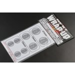 画像: 【ネコポス対応】ラップアップ(WRAP-UP)/REAL 3D ヘッドライトデカールセット丸目TYPE-B(21/19/15mm) マスキングシート付
