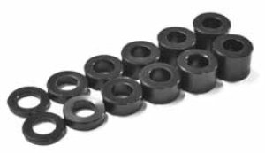 画像1: 【ネコポス対応】ラップアップ(WRAP-UP)/0036-55/ジュラコンスペーサーセット 内径4mm(1/2/3/4/5/6mm) 各2個入