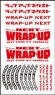 画像3: 【ネコポス対応】ラップアップ(WRAP-UP)/0039-04__0039-06/WRAP-UP NEXT ロゴ/ タイヤステッカー Type-B