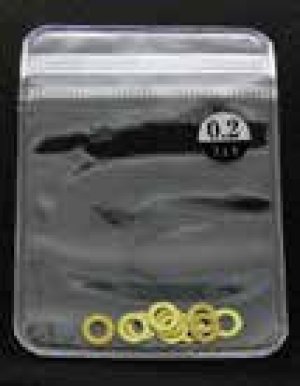 画像2: 【ネコポス対応】ラップアップ(WRAP-UP)/0040-01__0040-10/M3 BRASS シムワッシャー 10個入