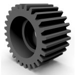 画像: (3月下旬発売予定/予約)【ネコポス対応】ラップアップ(WRAP-UP)/0573-FD/YD-2用POM 高精度削り出しカウンターギア 28T