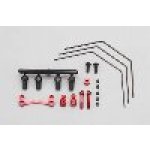 画像: YOKOMO(ヨコモ)/DRR-412FS/DRB用フロントスタビセット(ワイヤー3種類入 レッド)