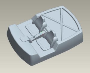 画像1: OPTION No.1(オプションNo.1)/ヨコモドリフトパッケージ用インテリアボディ 右ドライバー