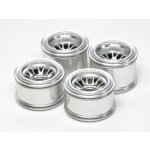画像: TAMIYA(タミヤ)/F104 メッキ・メッシュホイールセット(ラバータイヤ用)