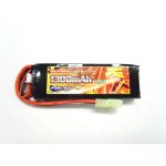 画像: 【ネコポス対応】【翌日お届け便】OPTION No.1(オプションNo.1)/GB-0029/BIG POWER LIPO 1300mAh 11.1V（電動ガン用リポバッテリー/ミニS対応)縦30.5*横93.3*厚み16.5mm