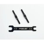 画像: 【ネコポス対応】OPTION No.1(オプションNo.1)/PR-007/アルミターンバックル・M3*30mm 2個入(レンチ付）