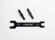 画像: 【ネコポス対応】OPTION No.1(オプションNo.1)/PR-002/アルミターンバックル・M3*18mm 2個入(レンチ付）