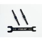 画像: 【ネコポス対応】OPTION No.1(オプションNo.1)/PR-008/アルミターンバックル・M3*32mm 2個入(レンチ付）