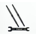 画像: 【ネコポス対応】OPTION No.1(オプションNo.1)/PR-015/アルミターンバックル・M3*65mm 2個入(レンチ付）