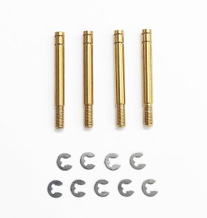 画像1: OPTION No.1(オプションNo.1)/2410309/ハードチタンコート・ダンパーシャフト/タミヤ・オンロード用(29mm/4本入)
