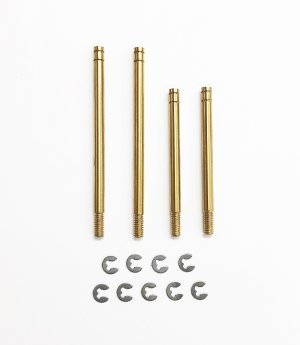 画像1: OPTION No.1(オプションNo.1)/2410320/ハードチタンコート・ダンパーシャフト/タミヤ・バギーカー用(42mm/2本・53mm/2本)