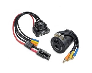 画像1: 【12月中旬再入荷予定/予約分】OPTION No.1(オプションNo.1)/サプライズ・ブラシレスコンボセット17.5T(タミヤコネクター）