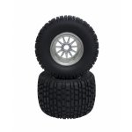 画像: OPTION No.1(オプションNo.1)/NO-166//ブロックタイヤ＆11スポークホイール2本入（CW01、WR02フロント用）