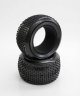 画像: OPTION No.1(オプションNo.1)/NO-WB10017A/マイクロブロックタイヤ（2WD、4WD/リヤ)2個入		
