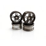 画像: OPTION No.1(オプションNo.1)/NO-302GM/5本ダブルスポークホイール26mm幅 （オフセット+2mm) 4ps
